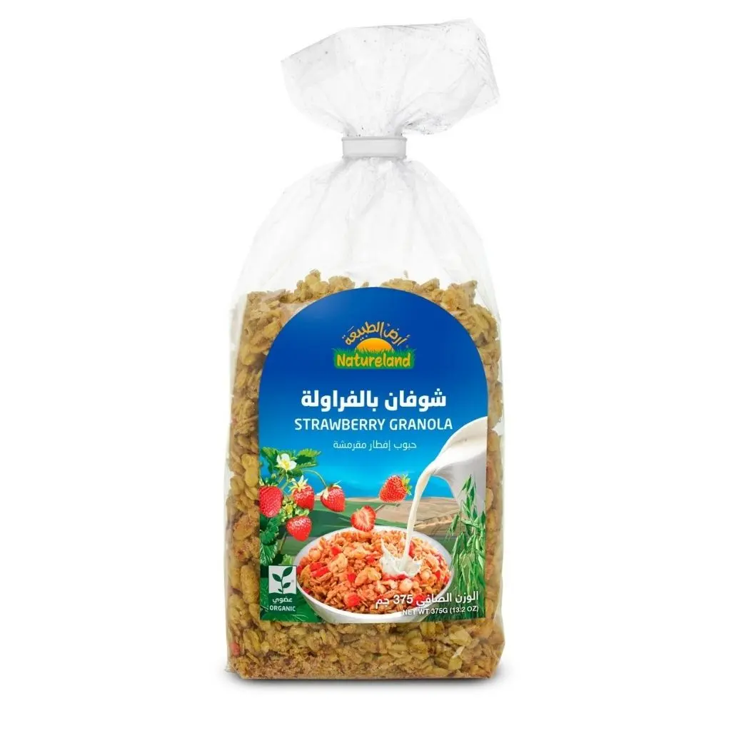 شوفان بالفراولة